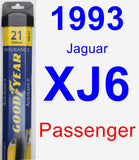 Passenger Wiper Blade for 1993 Jaguar XJ6 - Assurance