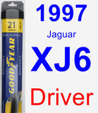 Driver Wiper Blade for 1997 Jaguar XJ6 - Assurance