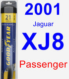 Passenger Wiper Blade for 2001 Jaguar XJ8 - Assurance