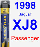 Passenger Wiper Blade for 1998 Jaguar XJ8 - Assurance