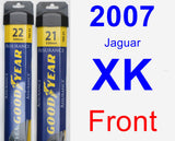 Front Wiper Blade Pack for 2007 Jaguar XK - Assurance