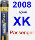 Passenger Wiper Blade for 2008 Jaguar XK - Assurance