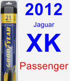 Passenger Wiper Blade for 2012 Jaguar XK - Assurance