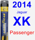 Passenger Wiper Blade for 2014 Jaguar XK - Assurance