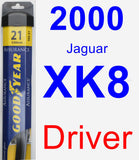 Driver Wiper Blade for 2000 Jaguar XK8 - Assurance