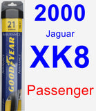 Passenger Wiper Blade for 2000 Jaguar XK8 - Assurance