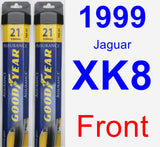 Front Wiper Blade Pack for 1999 Jaguar XK8 - Assurance