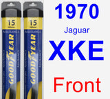 Front Wiper Blade Pack for 1970 Jaguar XKE - Assurance