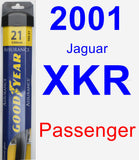 Passenger Wiper Blade for 2001 Jaguar XKR - Assurance