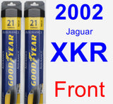 Front Wiper Blade Pack for 2002 Jaguar XKR - Assurance