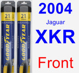 Front Wiper Blade Pack for 2004 Jaguar XKR - Assurance