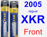 Front Wiper Blade Pack for 2005 Jaguar XKR - Assurance