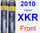 Front Wiper Blade Pack for 2010 Jaguar XKR - Assurance