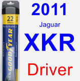 Driver Wiper Blade for 2011 Jaguar XKR - Assurance