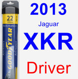 Driver Wiper Blade for 2013 Jaguar XKR - Assurance