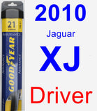 Driver Wiper Blade for 2010 Jaguar XJ - Assurance