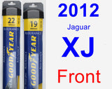 Front Wiper Blade Pack for 2012 Jaguar XJ - Assurance