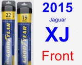 Front Wiper Blade Pack for 2015 Jaguar XJ - Assurance