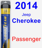 Passenger Wiper Blade for 2014 Jeep Cherokee - Assurance