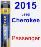 Passenger Wiper Blade for 2015 Jeep Cherokee - Assurance