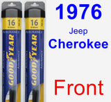 Front Wiper Blade Pack for 1976 Jeep Cherokee - Assurance