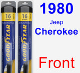 Front Wiper Blade Pack for 1980 Jeep Cherokee - Assurance