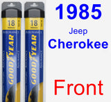 Front Wiper Blade Pack for 1985 Jeep Cherokee - Assurance