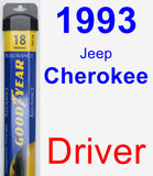 Driver Wiper Blade for 1993 Jeep Cherokee - Assurance