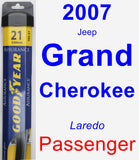 Passenger Wiper Blade for 2007 Jeep Grand Cherokee - Assurance