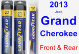 Front & Rear Wiper Blade Pack for 2013 Jeep Grand Cherokee - Assurance