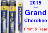 Front & Rear Wiper Blade Pack for 2015 Jeep Grand Cherokee - Assurance
