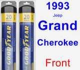 Front Wiper Blade Pack for 1993 Jeep Grand Cherokee - Assurance