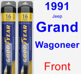 Front Wiper Blade Pack for 1991 Jeep Grand Wagoneer - Assurance