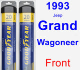 Front Wiper Blade Pack for 1993 Jeep Grand Wagoneer - Assurance