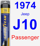 Passenger Wiper Blade for 1974 Jeep J10 - Assurance