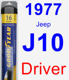 Driver Wiper Blade for 1977 Jeep J10 - Assurance