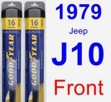 Front Wiper Blade Pack for 1979 Jeep J10 - Assurance