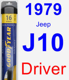 Driver Wiper Blade for 1979 Jeep J10 - Assurance