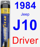 Driver Wiper Blade for 1984 Jeep J10 - Assurance