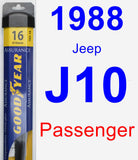 Passenger Wiper Blade for 1988 Jeep J10 - Assurance