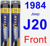 Front Wiper Blade Pack for 1984 Jeep J20 - Assurance