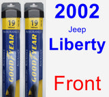 Front Wiper Blade Pack for 2002 Jeep Liberty - Assurance