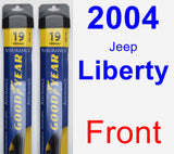 Front Wiper Blade Pack for 2004 Jeep Liberty - Assurance