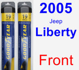 Front Wiper Blade Pack for 2005 Jeep Liberty - Assurance