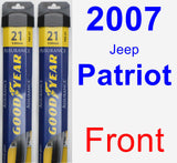 Front Wiper Blade Pack for 2007 Jeep Patriot - Assurance