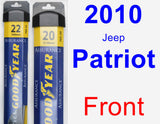 Front Wiper Blade Pack for 2010 Jeep Patriot - Assurance