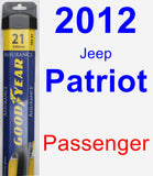 Passenger Wiper Blade for 2012 Jeep Patriot - Assurance