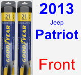 Front Wiper Blade Pack for 2013 Jeep Patriot - Assurance