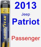 Passenger Wiper Blade for 2013 Jeep Patriot - Assurance