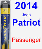 Passenger Wiper Blade for 2014 Jeep Patriot - Assurance